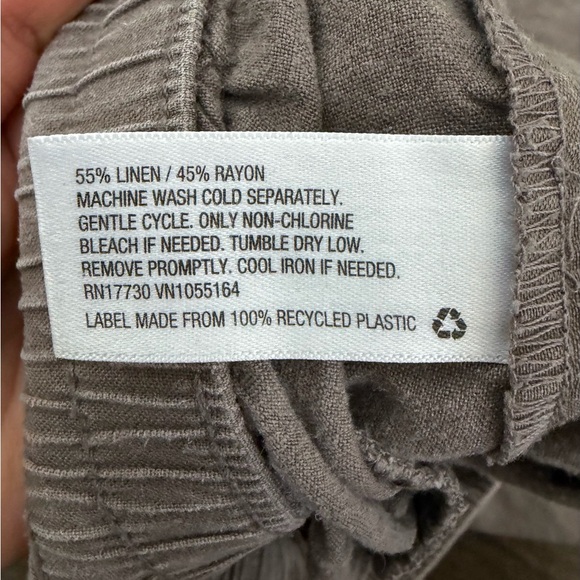 a new day Linen Pants in Tan - Picture 4 of 4